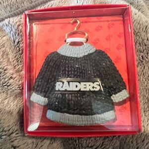 NFL Raiders Knit Sweater Ornament